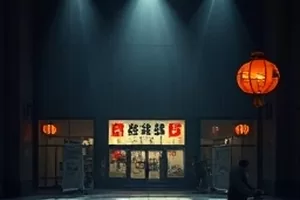 《雾港迷踪》电影封面：雾气笼罩的港口码头